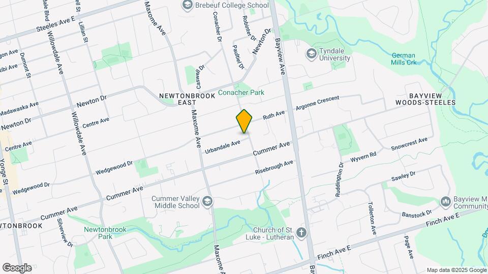 606 Conacher Dr Map and Location Details