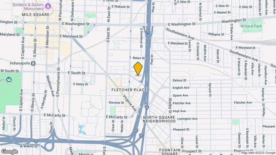 740 Fletcher Ave Map and Location Details