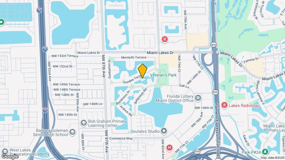 8352 Dundee Terrace Map and Location Details