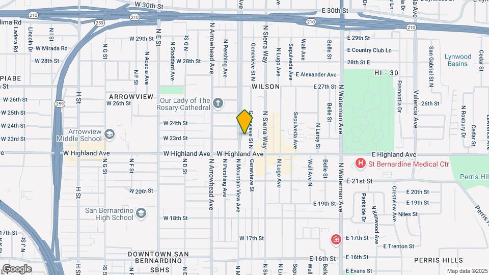 2303 Mountain View Ave Mapa y Detalles de la Ubicación