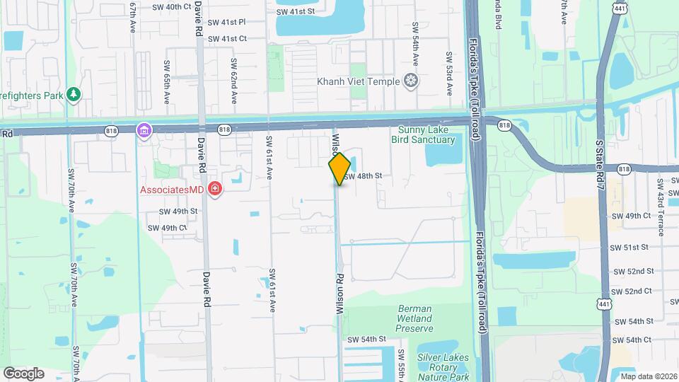 4816 SW 58th Ave Map and Location Details
