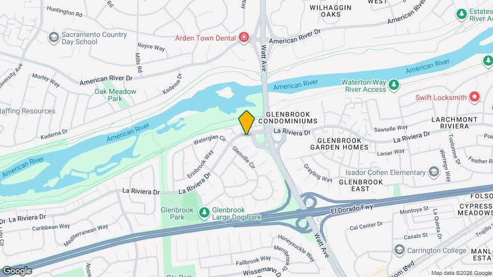 8616-8618 La Riviera Dr Map and Location Details