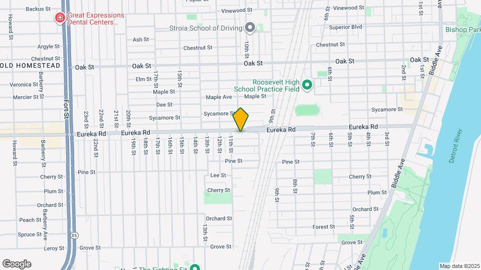 1057 Eureka Rd Map and Location Details