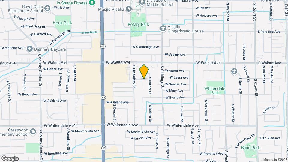 2210 S Hall St Map and Location Details