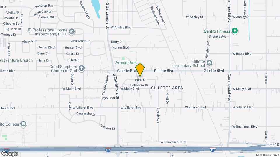 1447 Edris Dr Map and Location Details