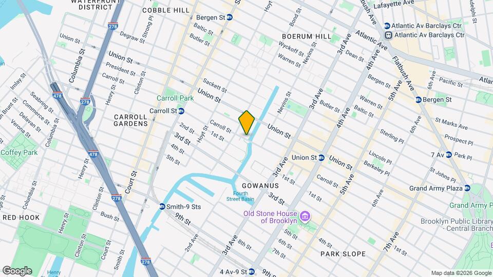 395 Carroll St Map and Location Details