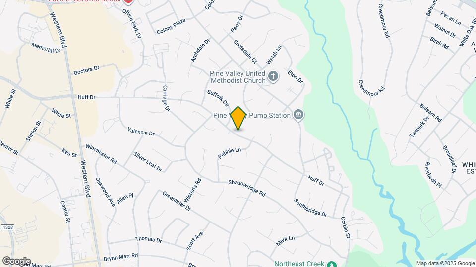 805 Huff Dr Map and Location Details