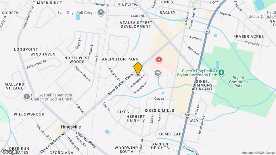 509 Ashmore Rd Map and Location Details