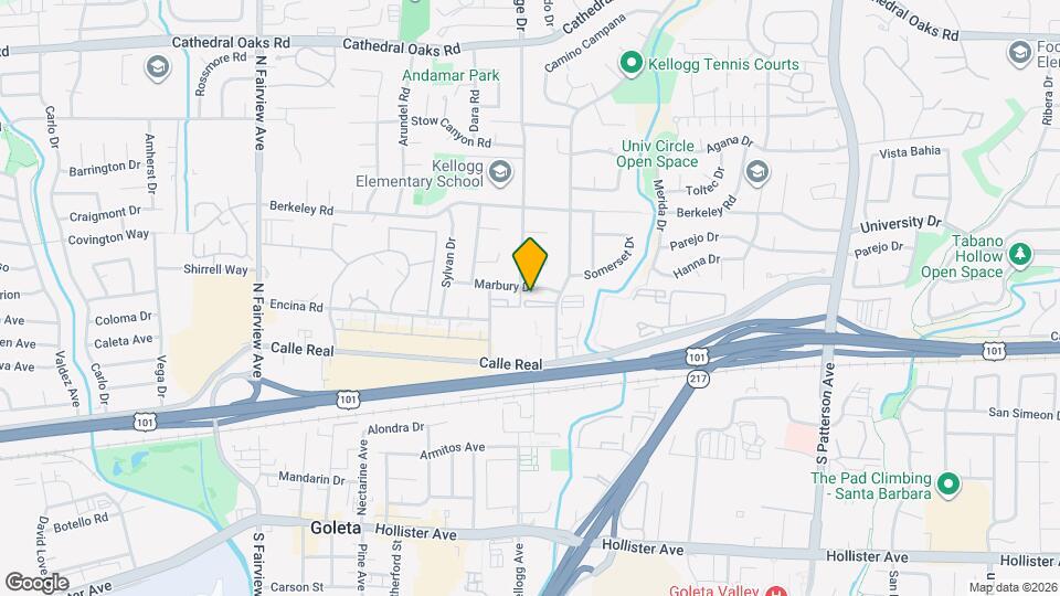 181 N Kellogg Ave Map and Location Details