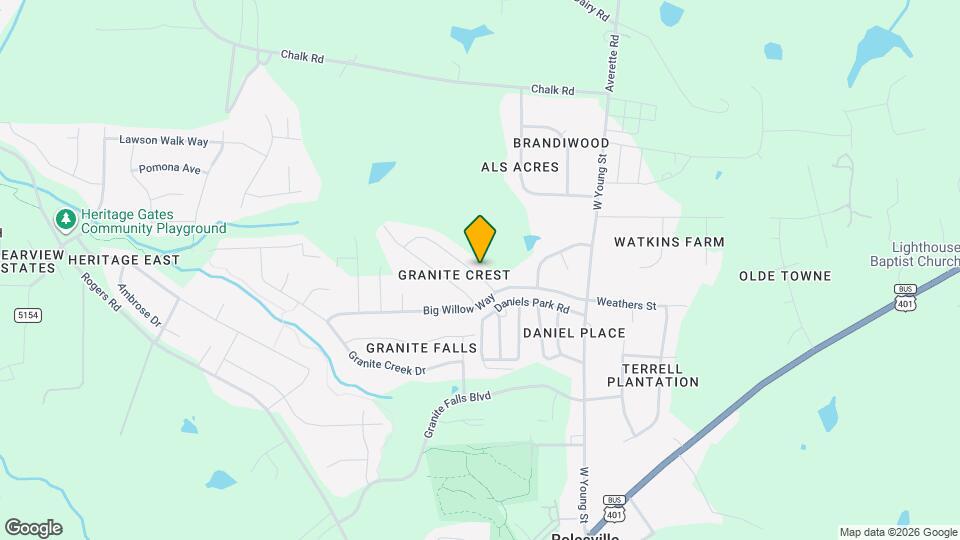 414 Shady Willow Ln Map and Location Details