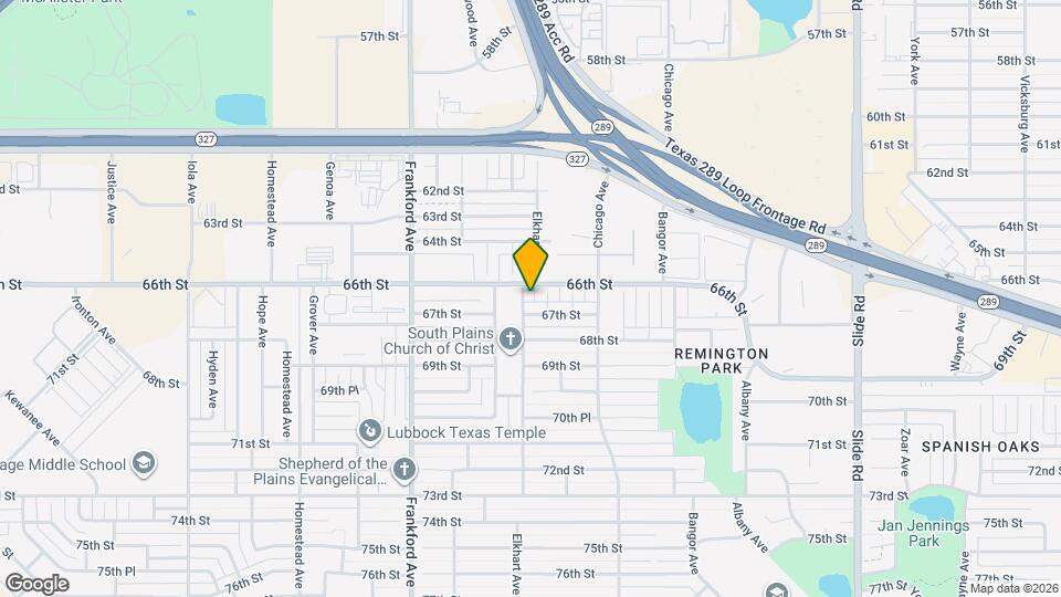 6603 Elkhart Ave Map and Location Details