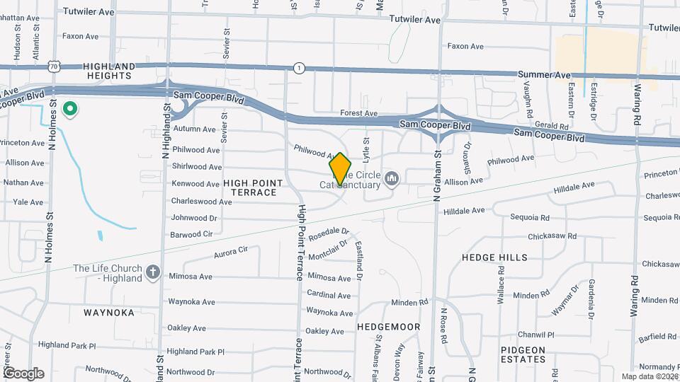 3810 Kenwood Ave Map and Location Details