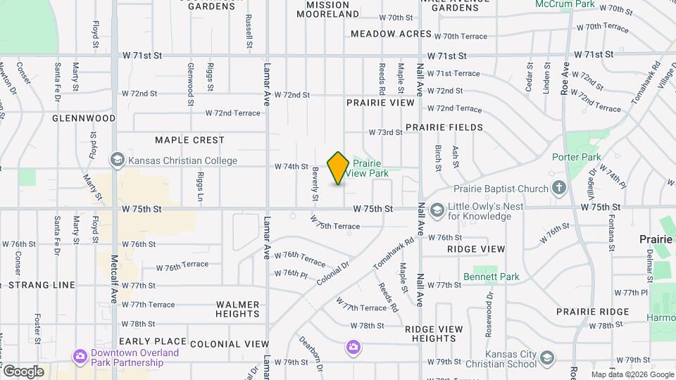 7428 Woodson St Mapa y Detalles de la Ubicación