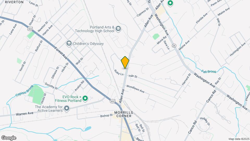 122 Allen Ave, Unit Coastal Portland Landings Map and Location Details