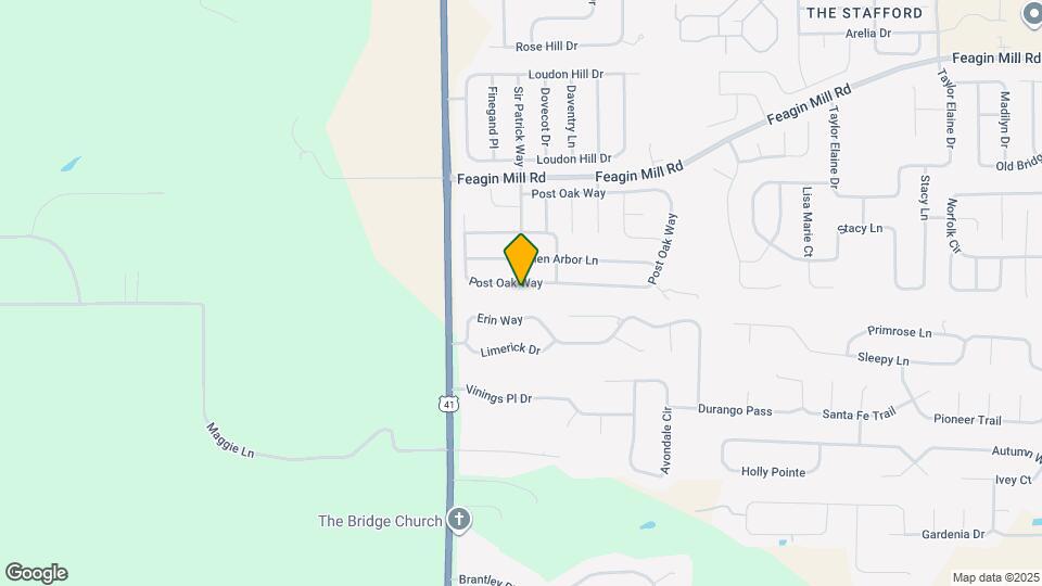 712 Post Oak Way Map and Location Details