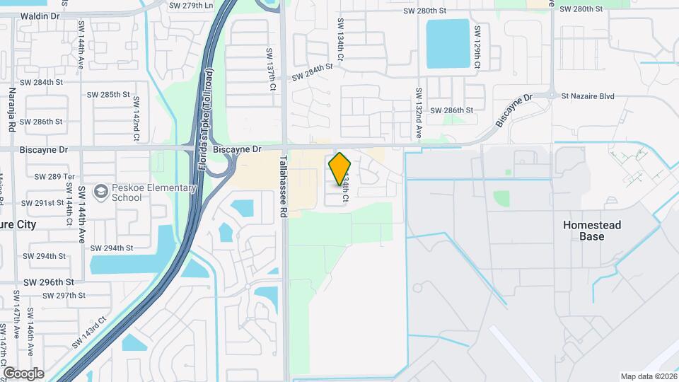 13447 SW 291st St Map and Location Details