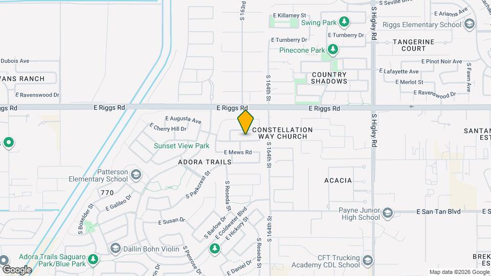 2724 E Bellerive Dr Map and Location Details