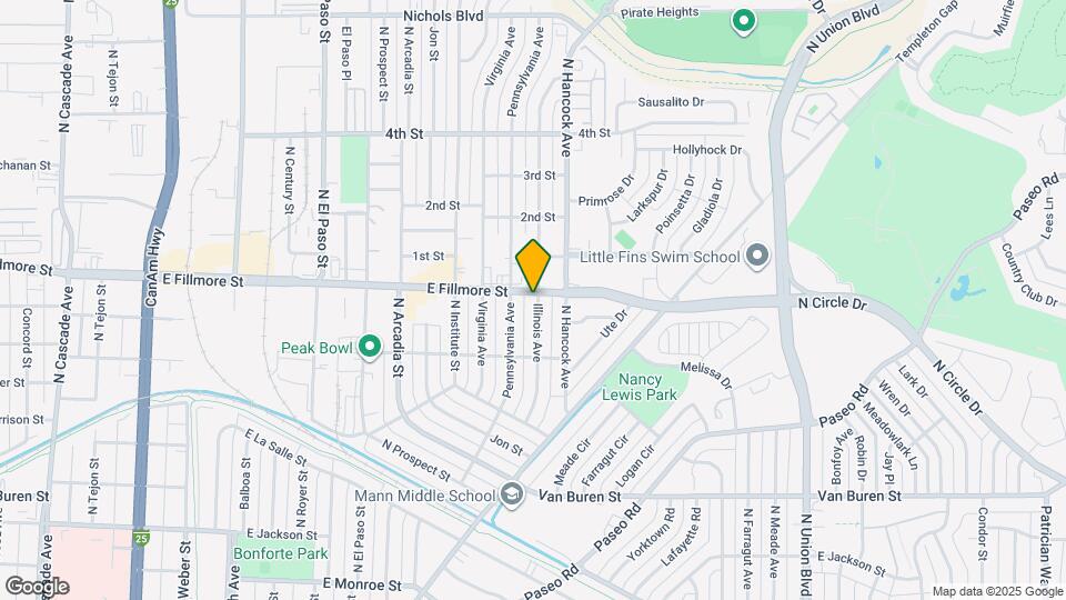 2942 Illinois Ave Mapa y Detalles de la Ubicación