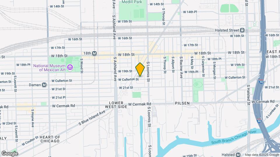 1428 W Cullerton St Map and Location Details