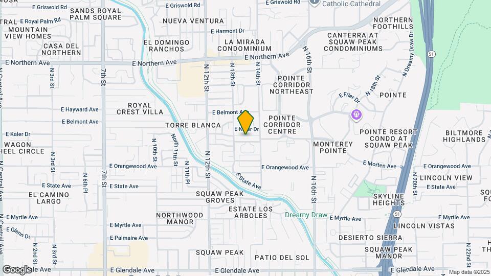 1322 E Morten Ave Mapa y Detalles de la Ubicación