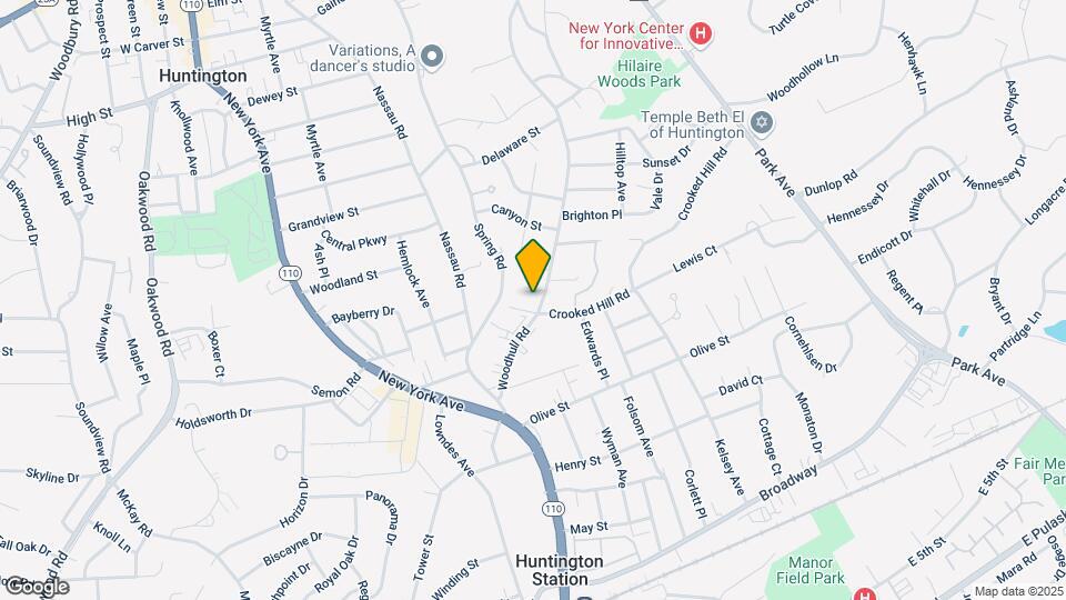 34 Woodhull Rd Map and Location Details