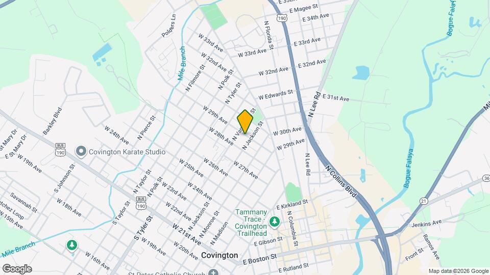 411 W 29th Ave Map and Location Details