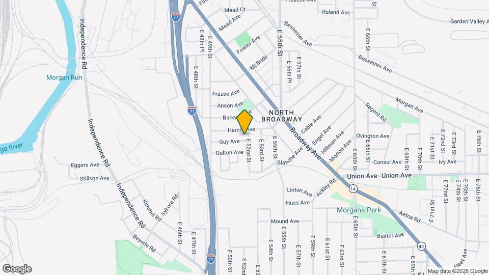 3400 E 52nd St Map and Location Details