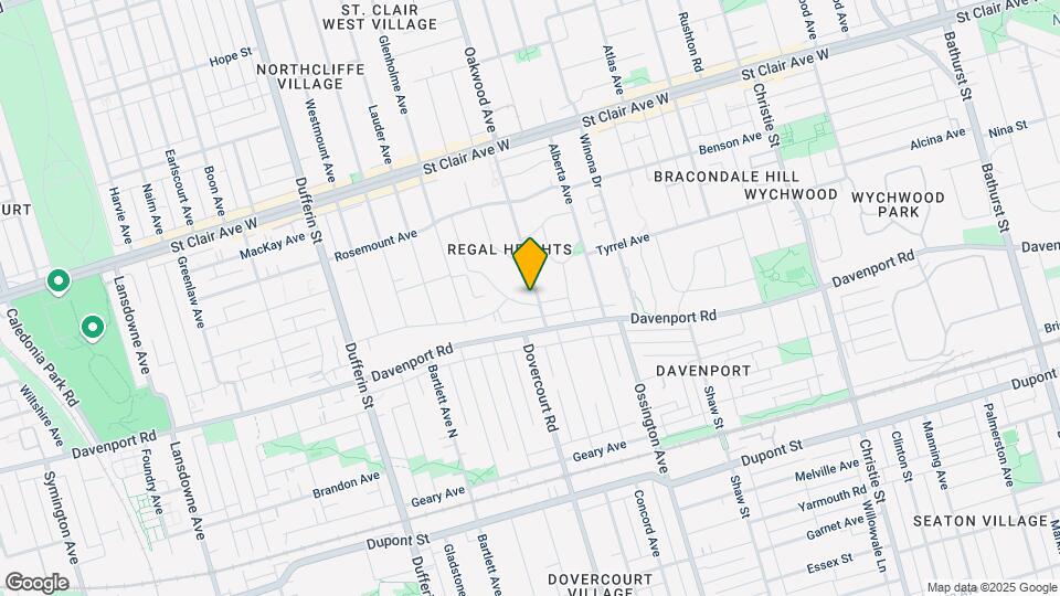 40-44 Oakwood Av Map and Location Details