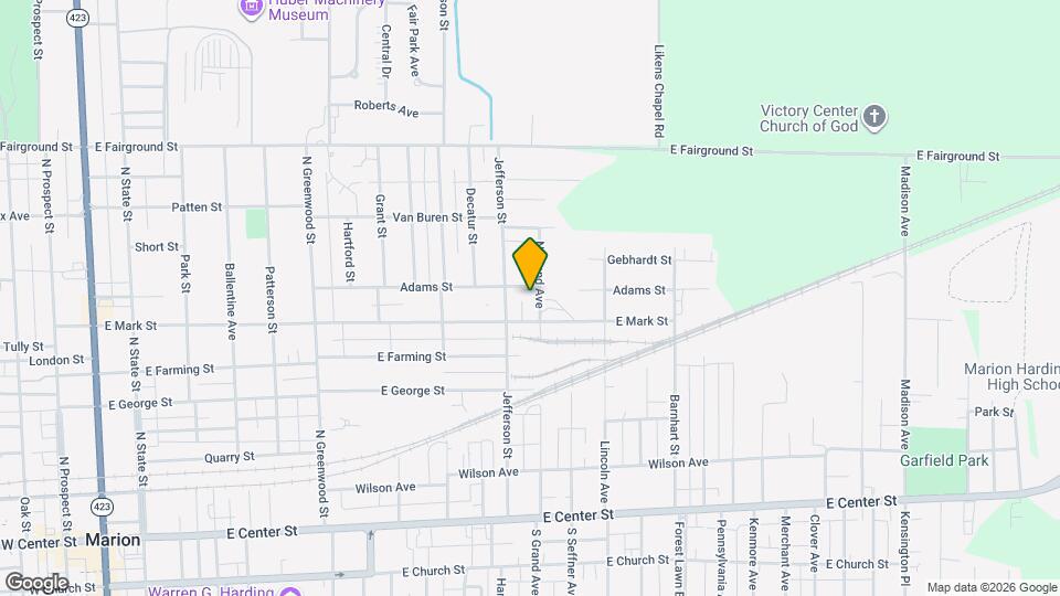 417 N Grand Ave Map and Location Details