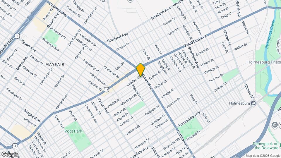 7247 Charles St, Unit Basement Mapa y Detalles de la Ubicación