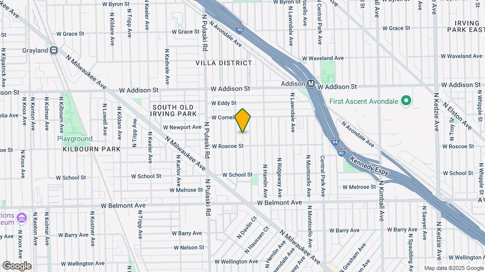 3423 N Springfield Ave Map and Location Details