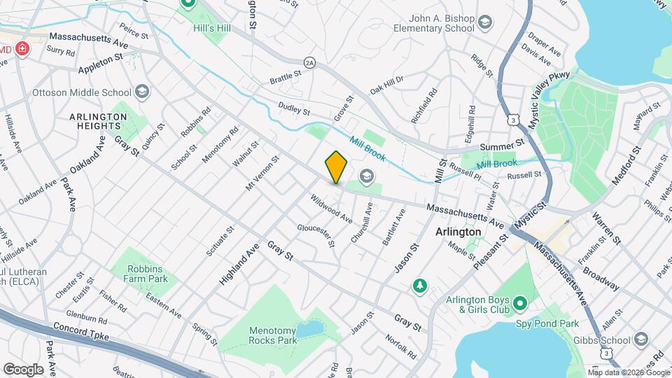 882 Massachusetts Ave Map and Location Details