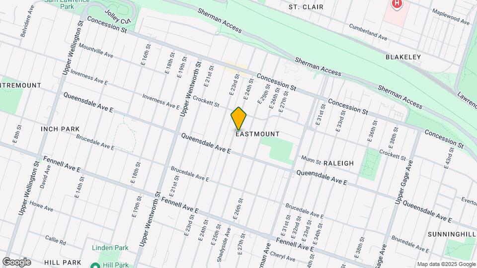 97 E 24th St Map and Location Details