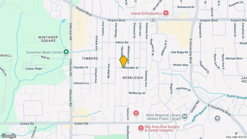 1003 Henckley Ave Map and Location Details