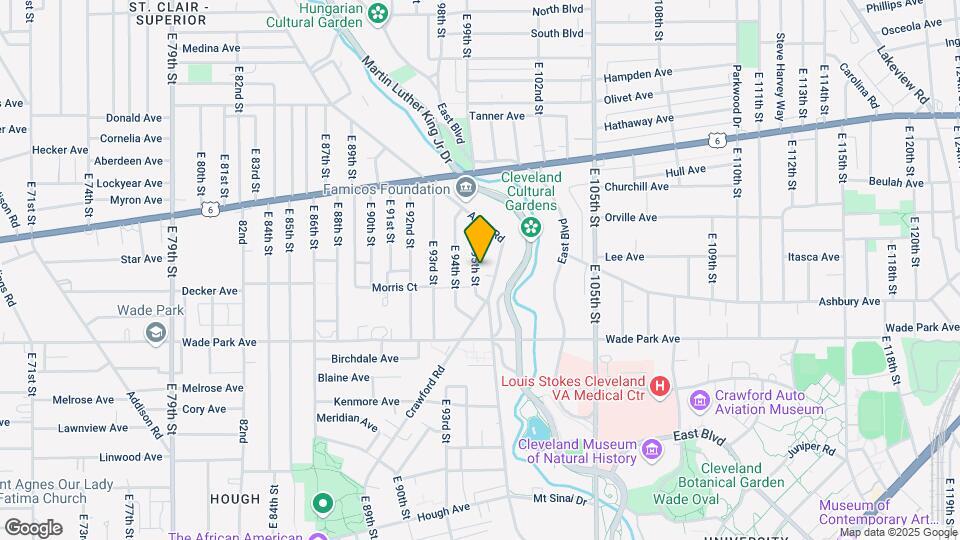 1405 E 95th St Map and Location Details