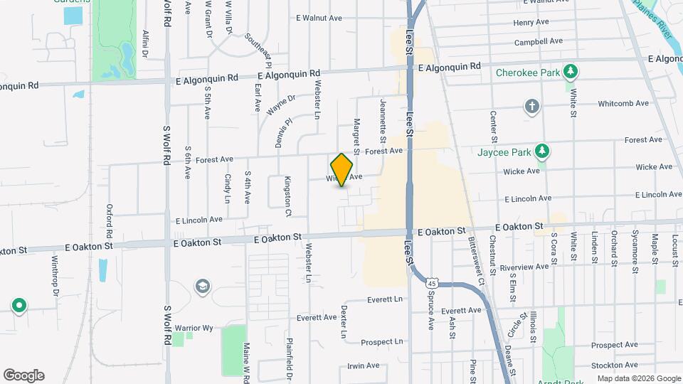 1033 Wren Rd Map and Location Details