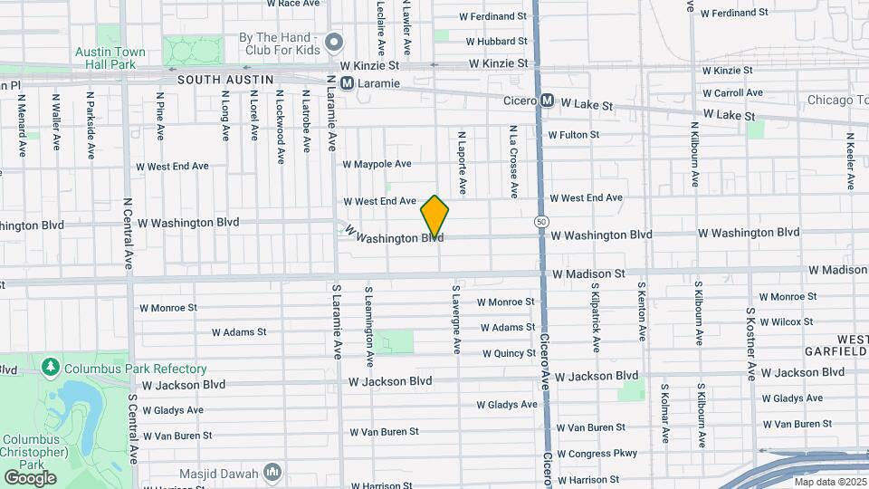 5001 W Washington Blvd Map and Location Details
