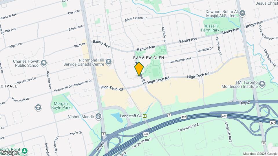 11 Oneida Crescent Map and Location Details