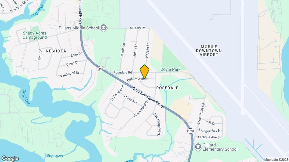 1815 Ogburn Ave Map and Location Details