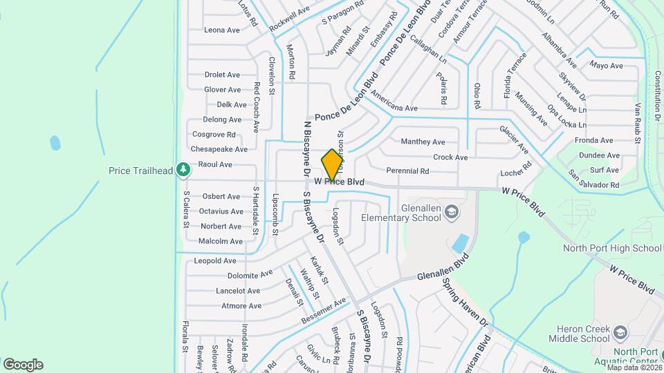 7855 W Price Blvd Map and Location Details