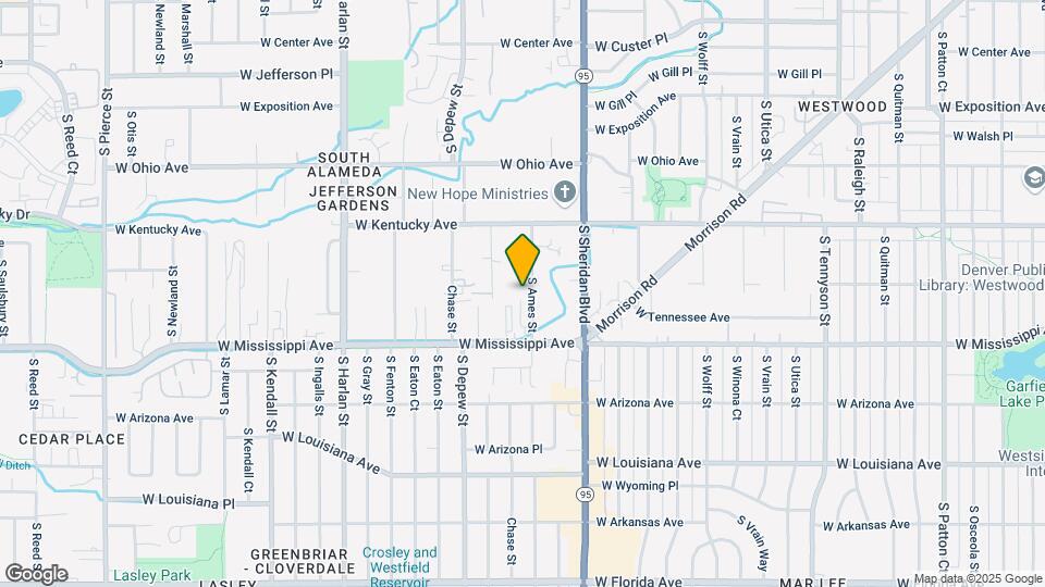 1015 S Ames St Map and Location Details
