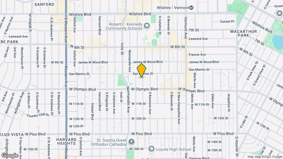959 Fedora St Map and Location Details