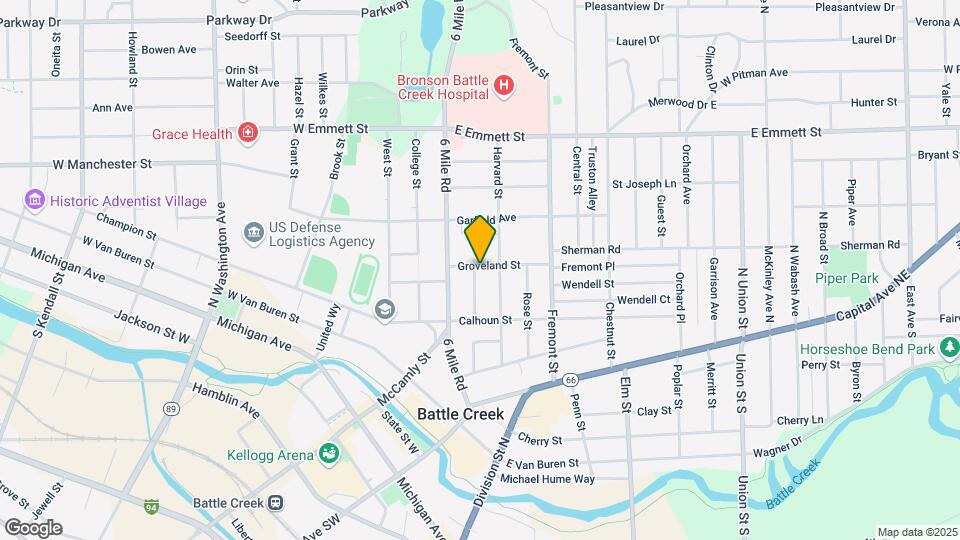 28 Groveland St Mapa y Detalles de la Ubicación