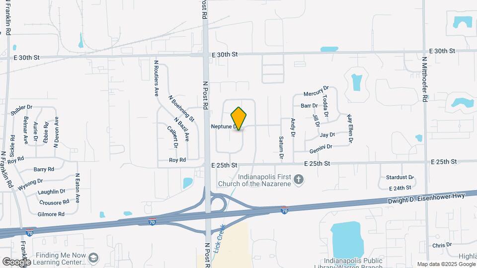 2620 Galaxy Ln Map and Location Details