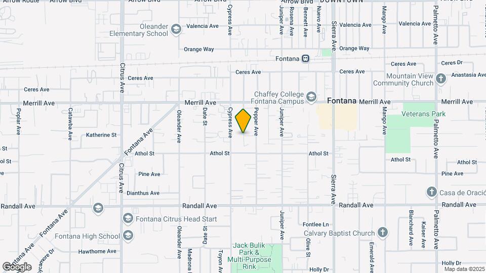 9061 Chantry Ave Map and Location Details