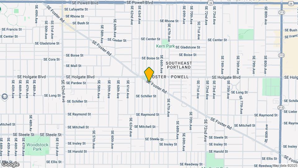 6360 SE Foster Rd Mapa y Detalles de la Ubicación