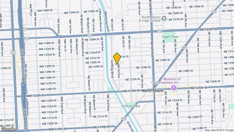 12920 NE 3rd Ave Mapa y Detalles de la Ubicación