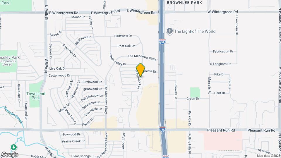 1162 Hemlock Dr Map and Location Details