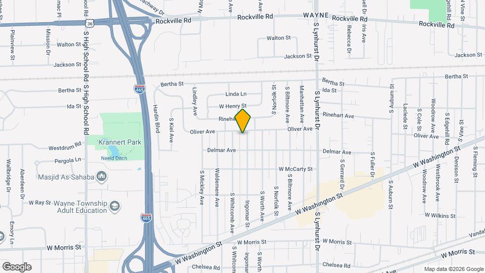610 Ingomar St Map and Location Details