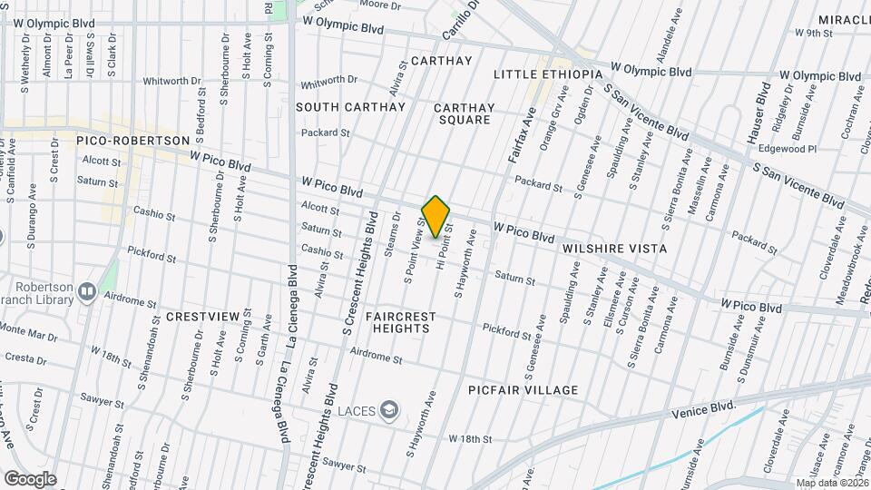 5935 W Parkcrest Pl Map and Location Details